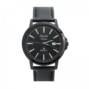 Alexandre Christie AC 1014 Full Black Leather Man MDLIPDG